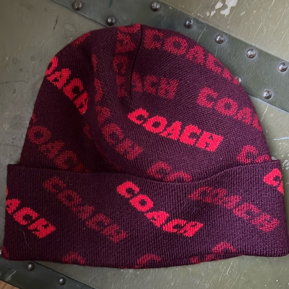 Coach beanie